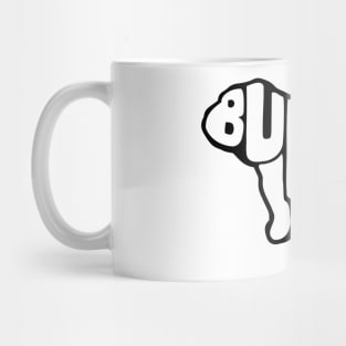 Letter Dog Design Blk Mug